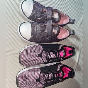 Little girls shoes bundle adidas and converse